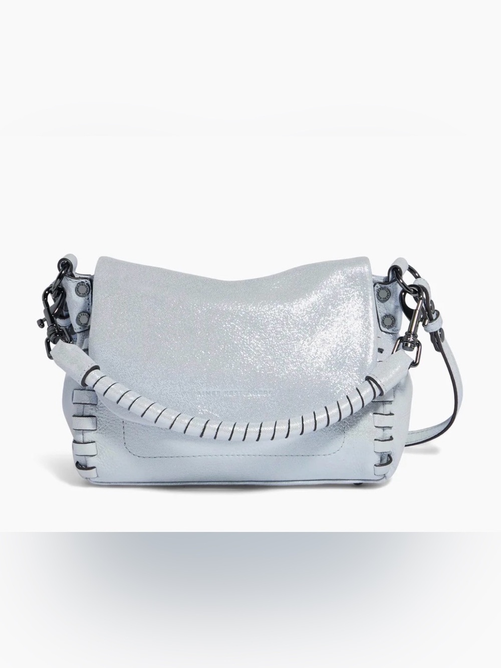 NWT Aimee Kestenberg Zen Mini Crossbody - Color: Mystic Metallic Blue